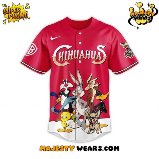 El Paso Chihuahuas x Looney Tunes Custom Baseball Jersey