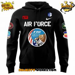 F-16 Fighting Falcon Air Power Legacy Black Hoodie