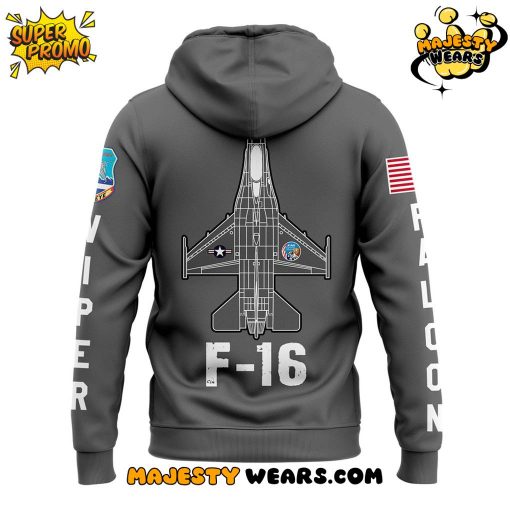 F-16 Fighting Falcon Air Power Legacy Special Grey Hoodie