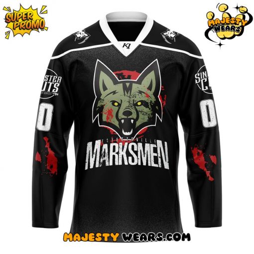Fayetteville Marksmen Sinister Cuts 2025 Special Hockey Jersey