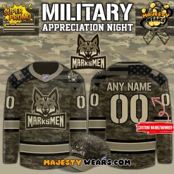 Fayetteville Marksmen x Military Appreciation Custom Hockey Jersey