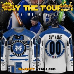 Fayetteville Marksmen x Star Wars Special White Hockey Jersey