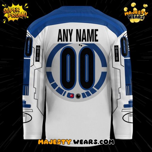 Fayetteville Marksmen x Star Wars Special White Hockey Jersey