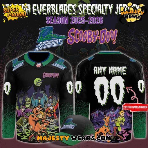 Florida Everblades x ScooBy-Doo Night 2025 Custom Hockey Jersey