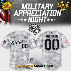 Gwinnett Stripers Military Appeciation Night Custom Baseball Jersey