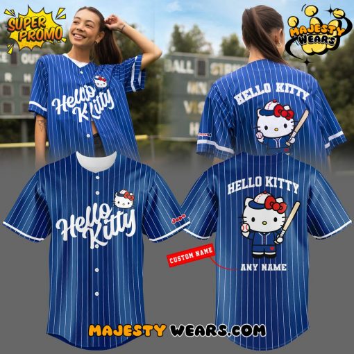 Hello Kitty Blue Baseball Jersey – Special Edition
