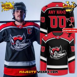 Huntsville Havoc Special New 2025 Black Custom Hockey Jersey
