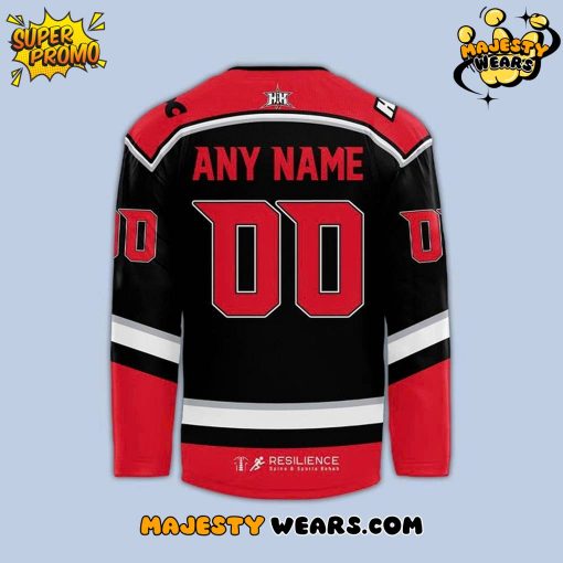 Huntsville Havoc Special New 2025 Black Custom Hockey Jersey