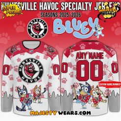 Huntsville Havoc x Bluey Day 2025 Hockey Jersey