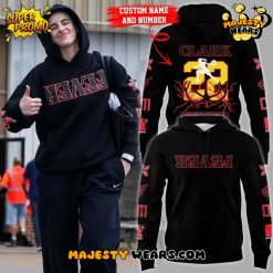 Indiana Fever #22 Clark Stranger Things Personalized Hoodie
