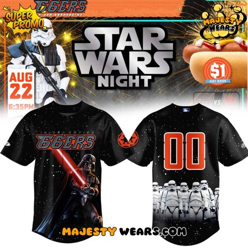 Inland Empire 66ers 2025 Star Wars Night Baseball Jersey