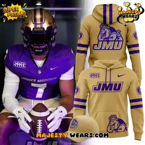 James Madison Dukes 2025 Golden Collection Special Hoodie – Gold