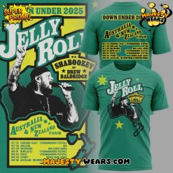 Jelly Roll AU&NZ ‘Down Under 2025 Tour’ T-Shirt