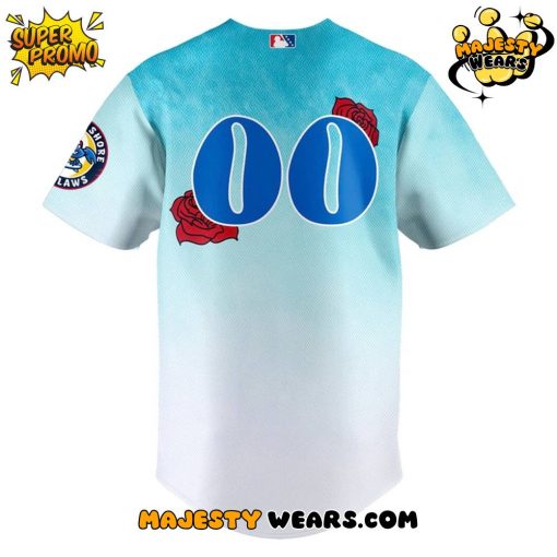 Jersey Shore BlueClaws x Grateful Dead Night 2025 Custom Baseball Jersey