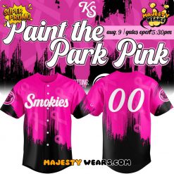 Knoxville Smokies “Paint the Park Pink” Custom Baseball Jersey