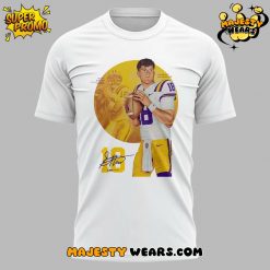 LSU Tigers Garrett Nussmeier #18 Signature Tee