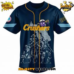 Lake Erie Crushers x Mititary Appreciation Custom Baseball Jersey