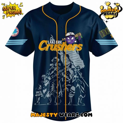 Lake Erie Crushers x Mititary Appreciation Custom Baseball Jersey