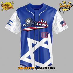 Long Island Ducks Jewish Heritage Night Custom Baseball Jersey