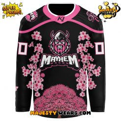 Macon Mayhem x Cherry Blossom Custom Hockey Jersey