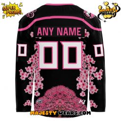 Macon Mayhem x Cherry Blossom Custom Hockey Jersey