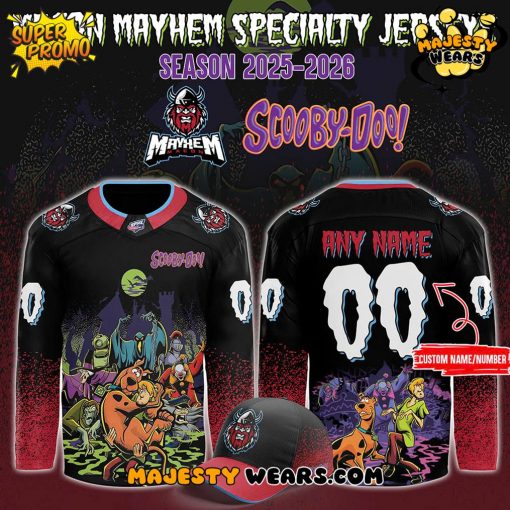 Macon Mayhem x ScooBy-Doo Night 2025 Custom Hockey Jersey