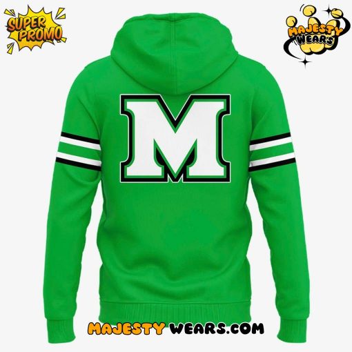 Marshall Thundering Herd Special New Green Uniform Hoodie