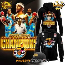 Miami 305 Champions Big3 2025 Black Hoodie