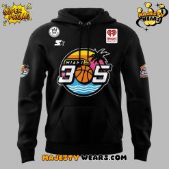Miami 305 Champions Big3 2025 Black Hoodie