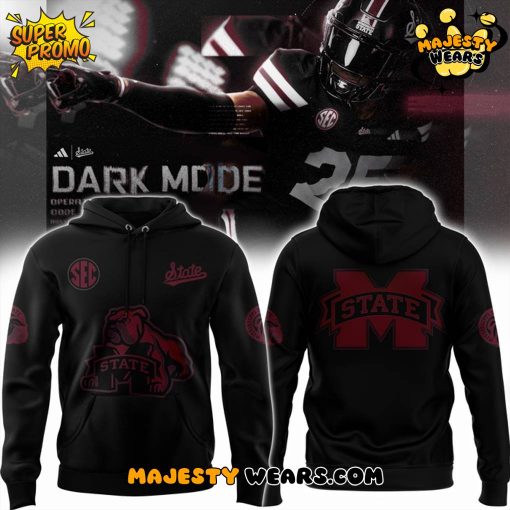 Mississippi State Bulldogs “Dark Mode” Special Hoodie