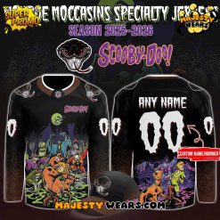 Monroe Moccasins x ScooBy-Doo Night 2025 Custom Hockey Jersey