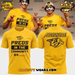 Nashville Predators “PREDS IN THE COMMUNITI” Special Tee