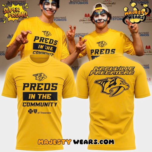 Nashville Predators “PREDS IN THE COMMUNITI” Special Tee