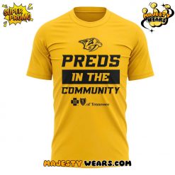 Nashville Predators PREDS IN THE COMMUNITI Special Tee