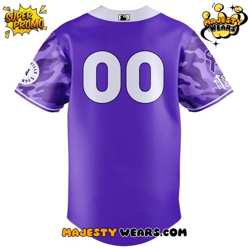 Nashville Sounds Cancer Custom Baseball Jersey