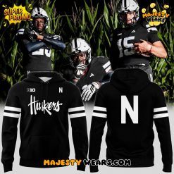 Nebraska Cornhuskers Alternate Dark Mode Helmet Logo Hoodie
