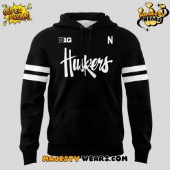 Nebraska Cornhuskers Special New Alternate Dark Mode Helmet Logo Hoodie