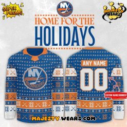 New York Islanders 2025 Home for the Holiday Custom Hockey Jersey