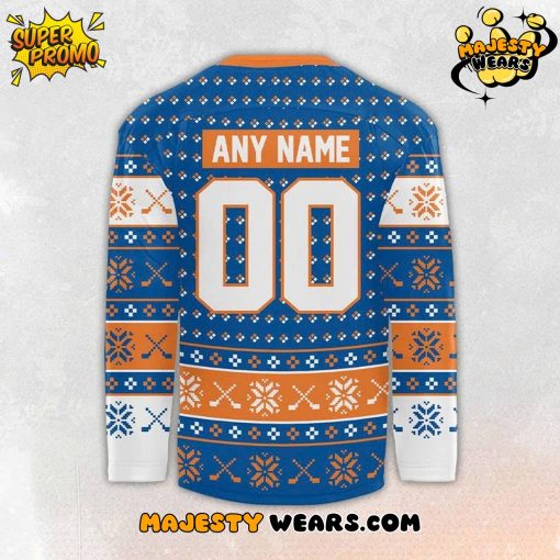 New York Islanders 2025 Home for the Holiday Custom Hockey Jersey