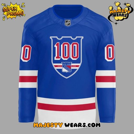 New York Rangers 100 Years “As One” Hockey Jersey – Blue
