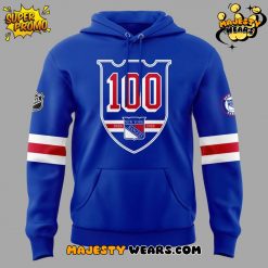 New York Rangers 100 Years As One Hoodie Blue