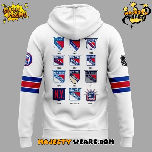 New York Rangers 100 Years “As One” Hoodie – White