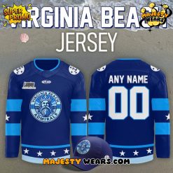 Norfolk Admirals Virginia Beach Custom Hockey Jersey