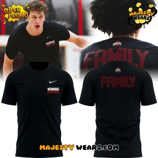 Ohio State Buckeyes Winning Everything Family Special Black Tee