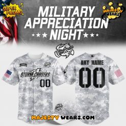 Omaha Storm Chasers Military Appeciation Night Custom Baseball Jersey