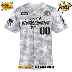 Omaha Storm Chasers Military Appeciation Night Custom Baseball Jersey