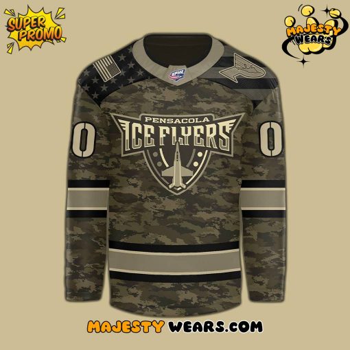 Pensacola Ice Flyers x Military Appreciation Custom Hockey Jersey