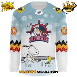 Peoria Rivermen x Peanuts Night 2025 Limited Edition Hockey Jersey