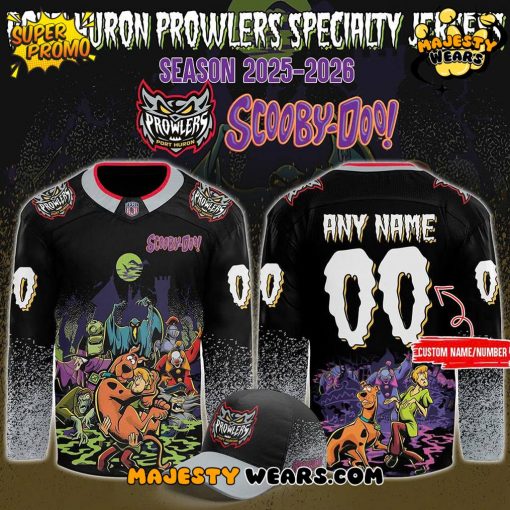 Port Huron Prowlers x ScooBy-Doo Night 2025 Custom Hockey Jersey
