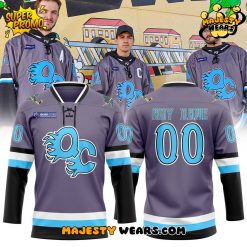Quad City Storm Professional Special Grey Hockey Jersey
